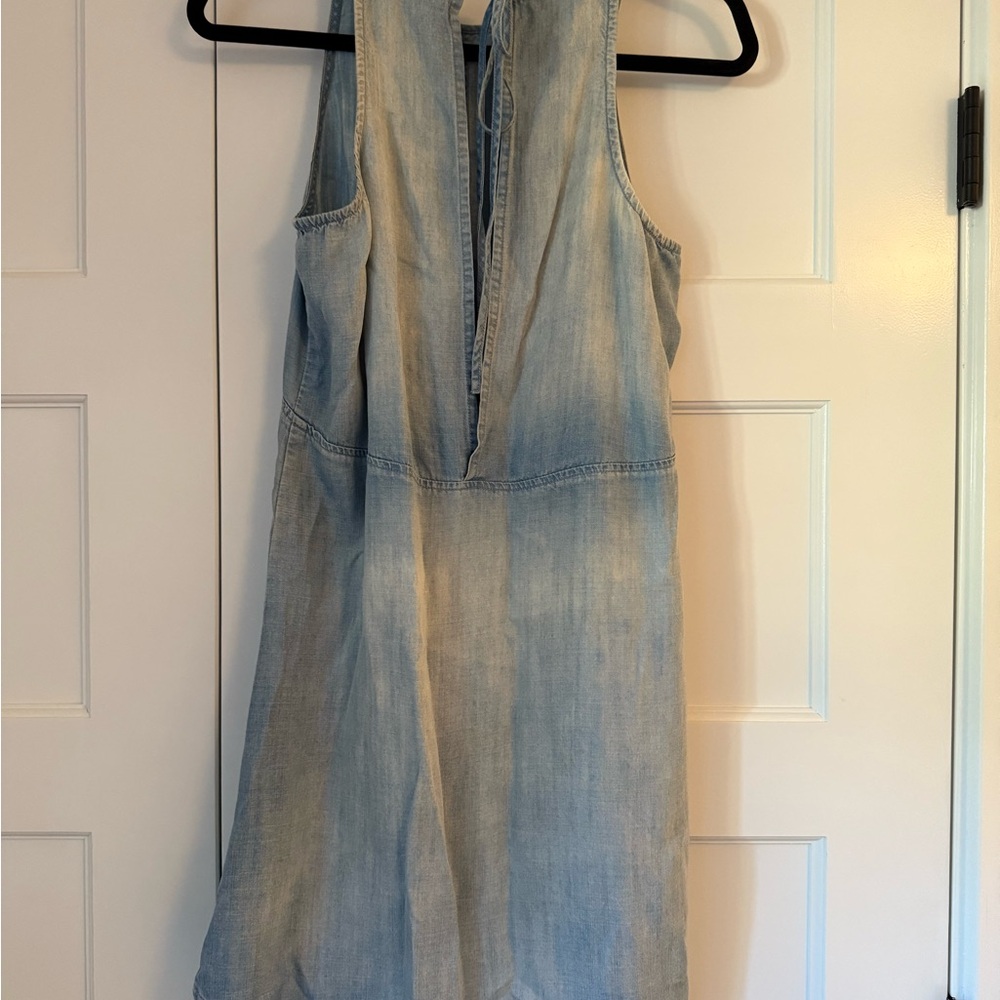 Cloth & Stone Light Wash Denim / Chambray Sleeveless Dress - XS